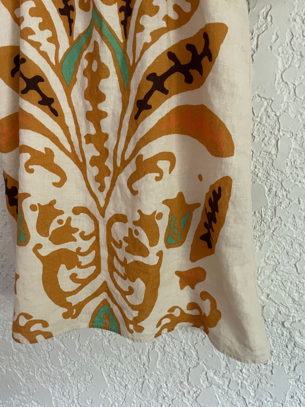 ZARA Floral Tropical Linen Cotton Dress - 11/12 - Picture 3 of 7